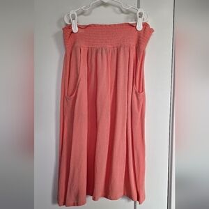 Pink Skirt With Pockets